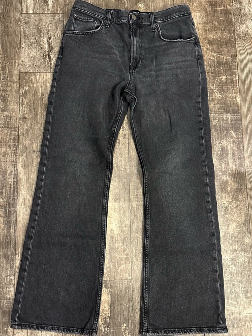 BDG Black Washed 90s Bootcut Cotton Jeans Size 31